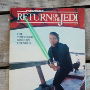 Vintage 80s Star Wars Return Of The Jedi Storybook Picture Book Retro  Sci-Fi  Science Fiction Collectible