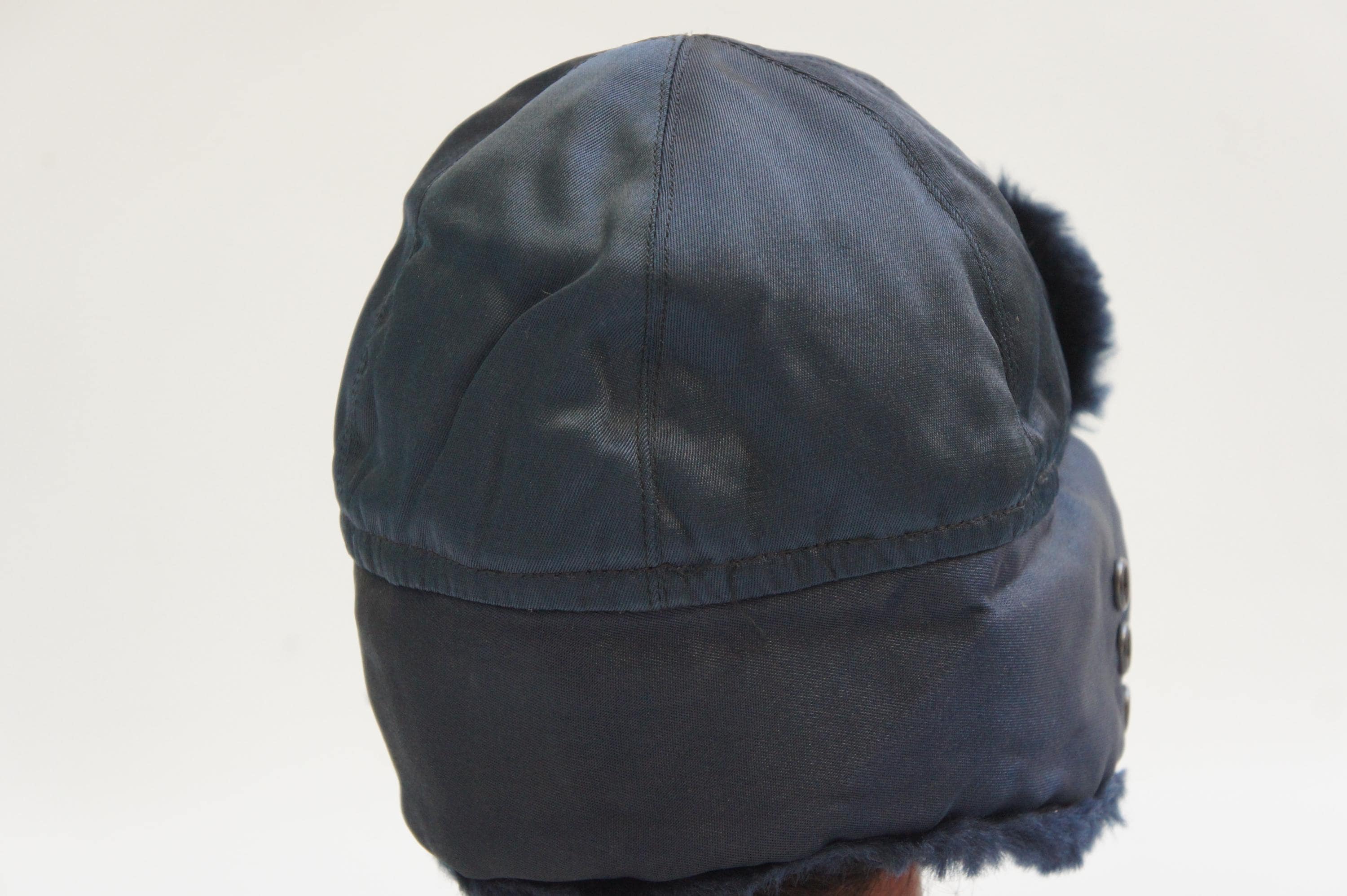 Vintage Sherpa Lined Earflap Hat by Kings Point MFG Size XL 