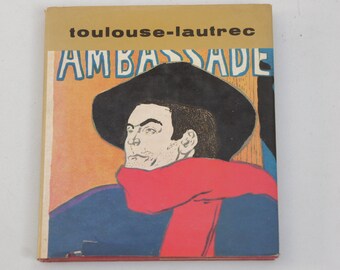 70年代のヴィンテージトゥールーズ・ロートレックアートブック