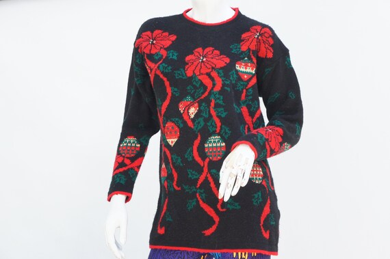 Vintage 90s Christmas Sweater/Ugly Sweater/Holiday