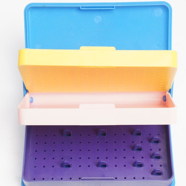 Vintage 80s Jewelry Keeper TM 1988 Emson Plastic Jewelry Storage Case Retro Collectible