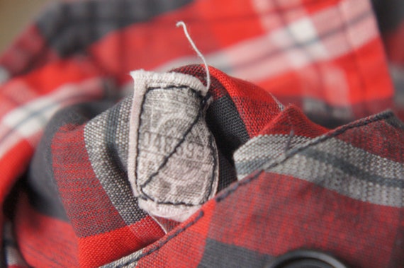 Vintage 50s-60s Plaid Jacket Coat Mid Century - image 3