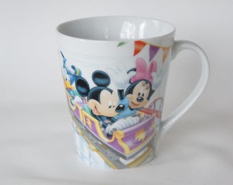 Disney Mug Goofy Mickey Mouse Minnie Mouse Donald Duck Cartoon Print Cup Collectible Gift