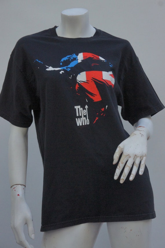 Vintage "The Who" Band T-shirt Graphic Tee Music … - image 9