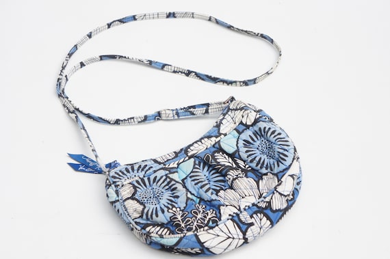 Buy Vintage Small Vera Bradley Blue Bayou Crossbody Bag  display picture 2