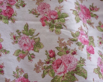 Laura Ashley Pink Rose Print Flat Bed Sheet And Pillowcases Cottagecore Farmhouse Bedding Home Decor