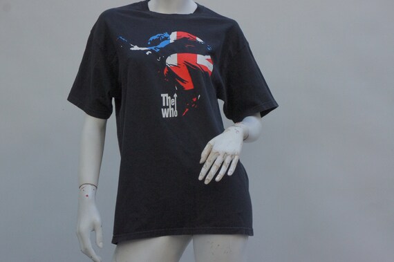 Vintage "The Who" Band T-shirt Graphic Tee Music … - image 3