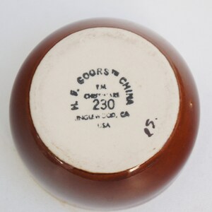 Vintage Small Bowl By Coors China Inglewood CA Mid Century