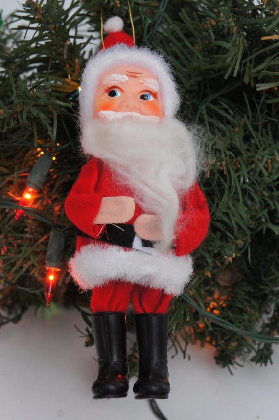 ヴィンテージ 60年代 サンタ クリスマス オーナメント レトロ ミッド