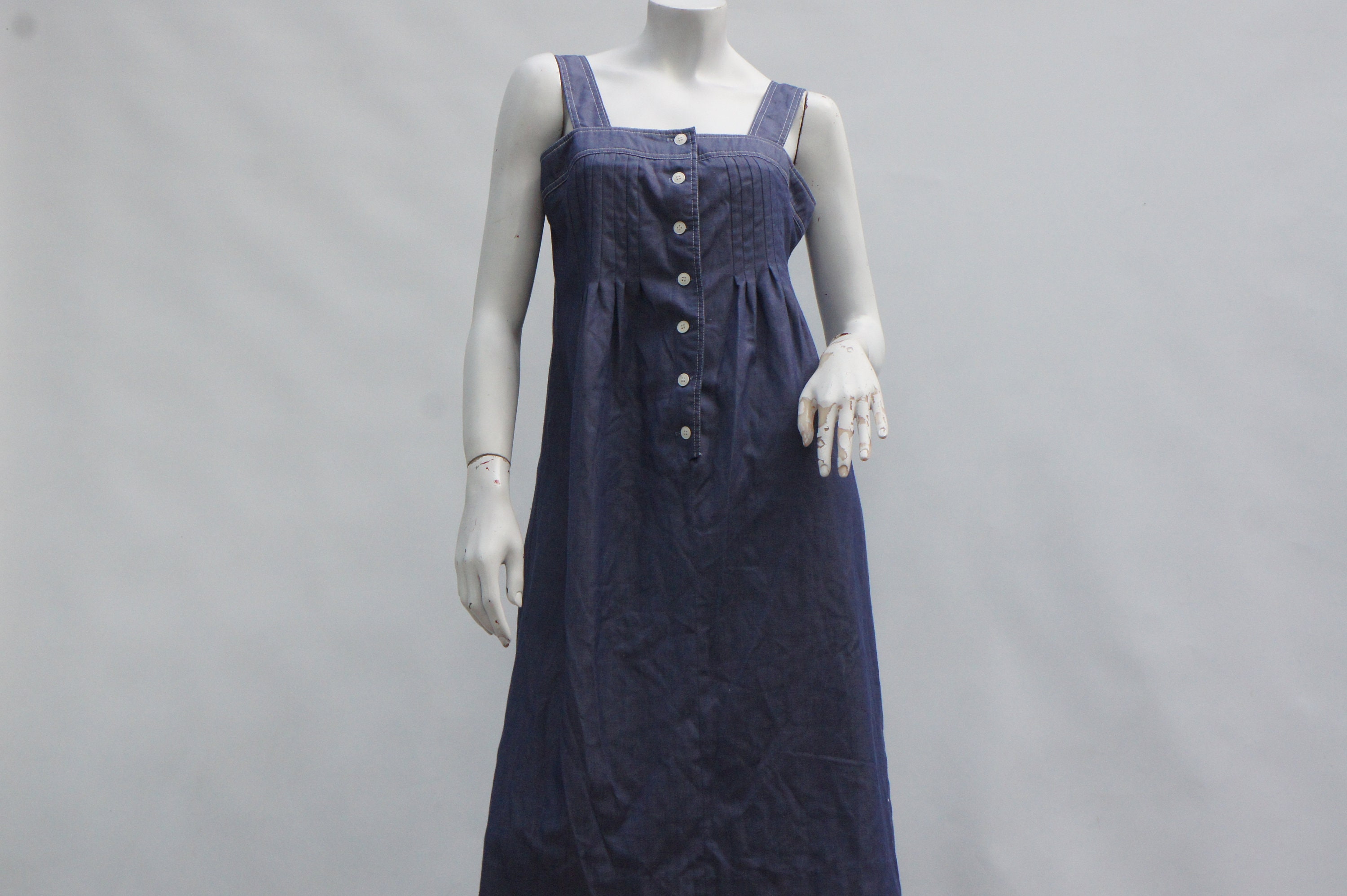 Denim Patio Dress Etsy
