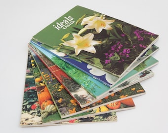 Vintage 90s Lot Of Ideals Magazines Books Easter Christmas Thanksgiving and Country Farmhouse Cottagecore Picture Books Collectibles