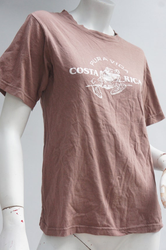 Vintage Costa Rica Pura Vida Print T-shirt Graphi… - image 6