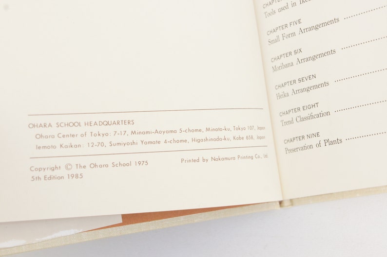 Vintage Ikebana for Everybody Book by Houn Ohara/japanese Etsy