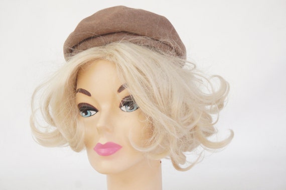 Vintage 40s-50s Women's Hat Beret Retro Mid Centu… - image 1