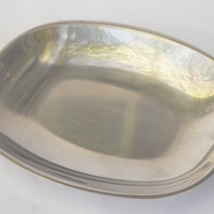 Vintage Gense Sweden Stainless Steel Tray Serving Dish Reto Mid Century Modern Danish Modern Scandinavian Gift Home Decor