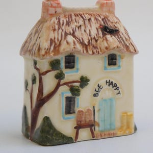 Vintage Treasure Craft Keramik Cottage Haus Salzstreuer Bauernhaus Dekor Cottagecore Wohnkultur Sammler Geschenk