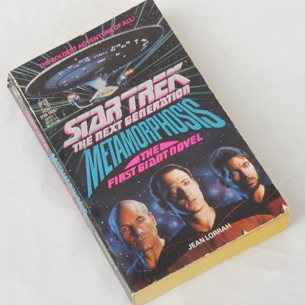 Vintage 90s Star Trek The Next Generation Metamorphosis Novel/Sci Fi