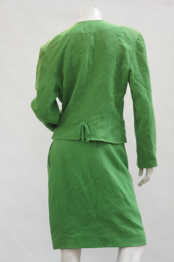 Vintage 80s Ungaro Pencil Skirt & Jacket Suit Set… - image 10