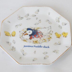 Jemima Puddle-Duck Beatrix Potter Plate Cottagecore Collectible Gift