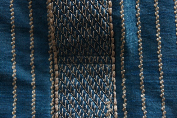 Vintage Craft India Teal Silk Kurta Shirt Dress L… - image 6