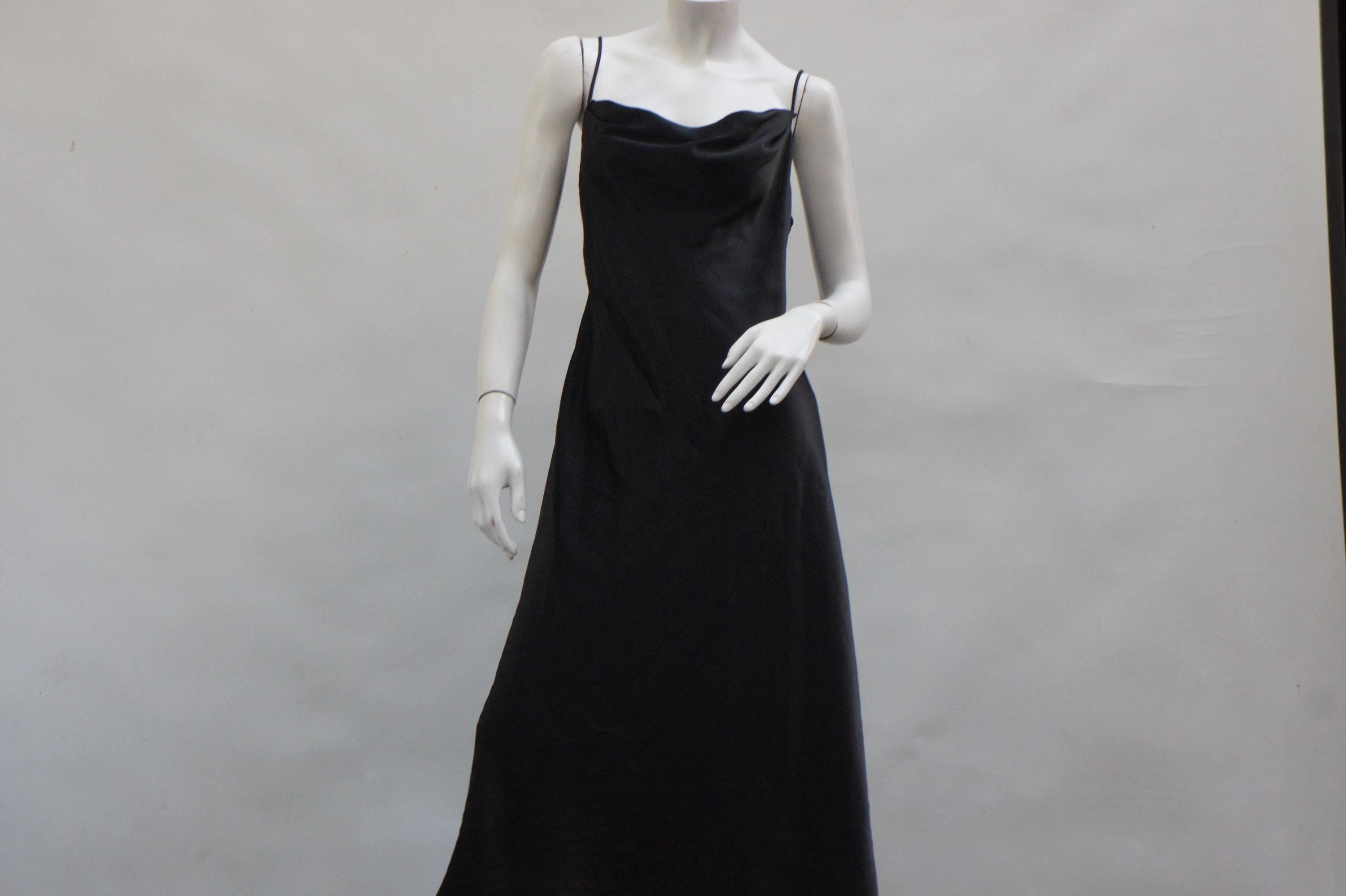 Vintage Black Dress Large - Etsy
