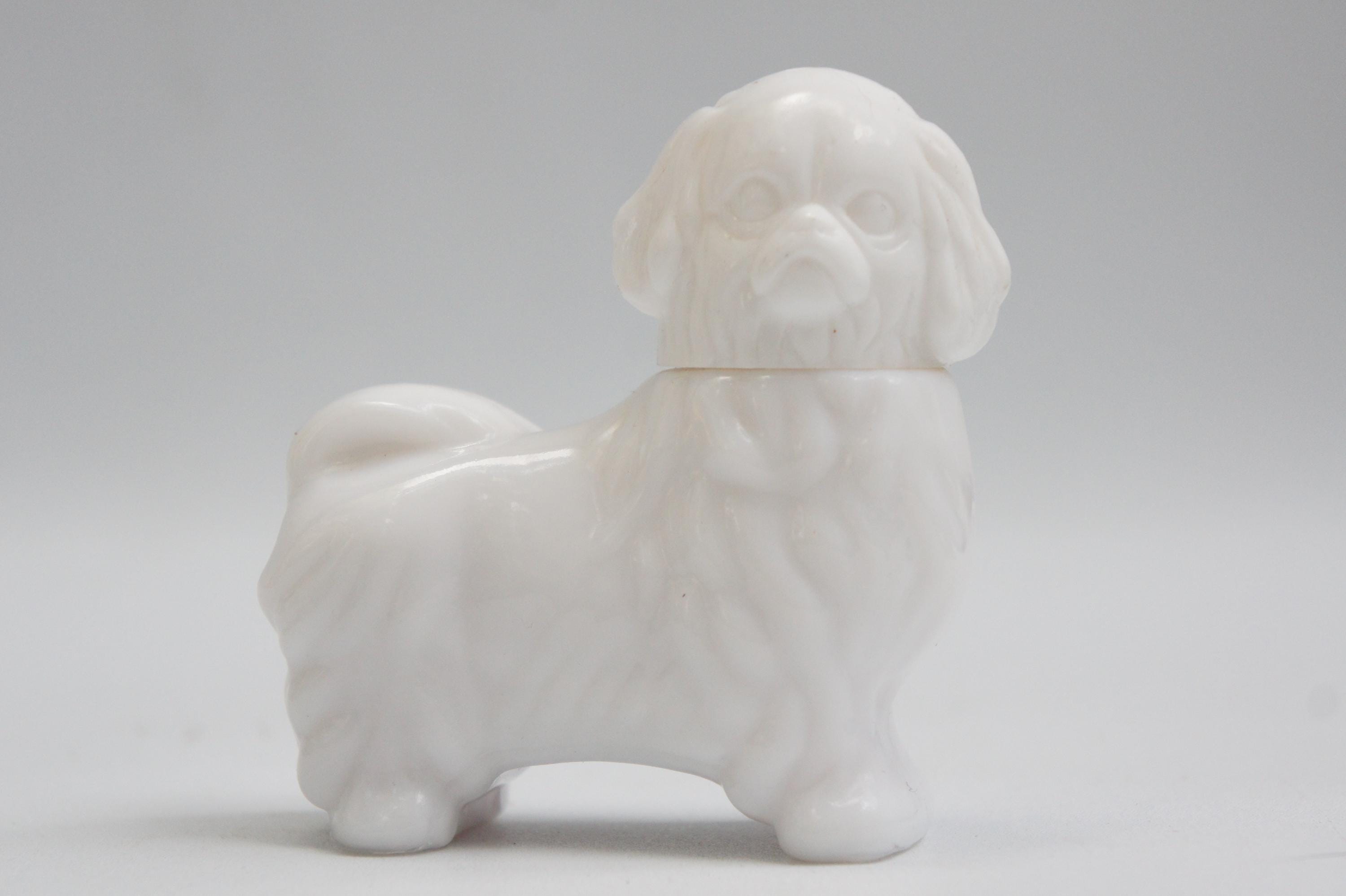 【超希少】エイボン　ワンちゃん　香水瓶 ヴィンテージ シーズー犬 エイボン香水瓶フィギュア レトロ