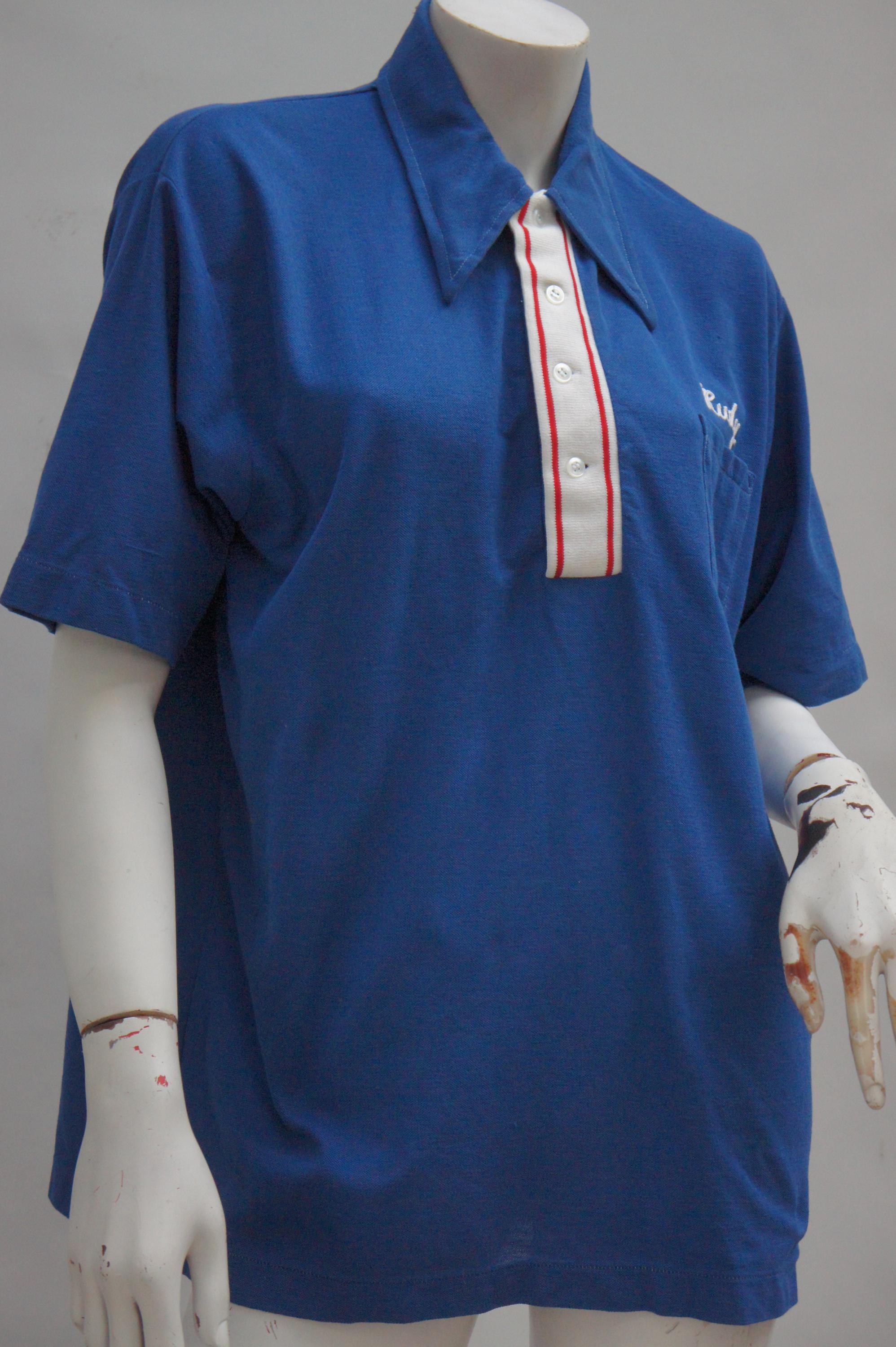 60s〜70s California Bowling Shirt Vintage Mr. California Bowling Shirt Mens L (Fits Small