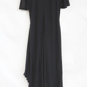 Vintage 30s Style 60s-70s Black Beaded Fringe Dress/Retro/Mid | Etsy