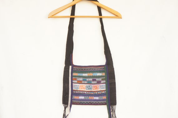 Sac Bandoulière Ethnique Vintage Macramé Fait Main - Style Boho Artisanal