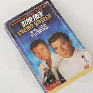 Vintage Star Trek Novel Paperback Book Enemy Unseen Science Fiction Sci-Fi Collectible