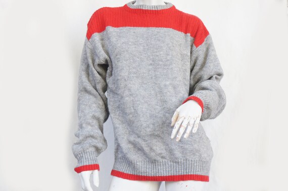 Vintage 80s Men s Knit Sweater by Square 1 College Concepts Inc