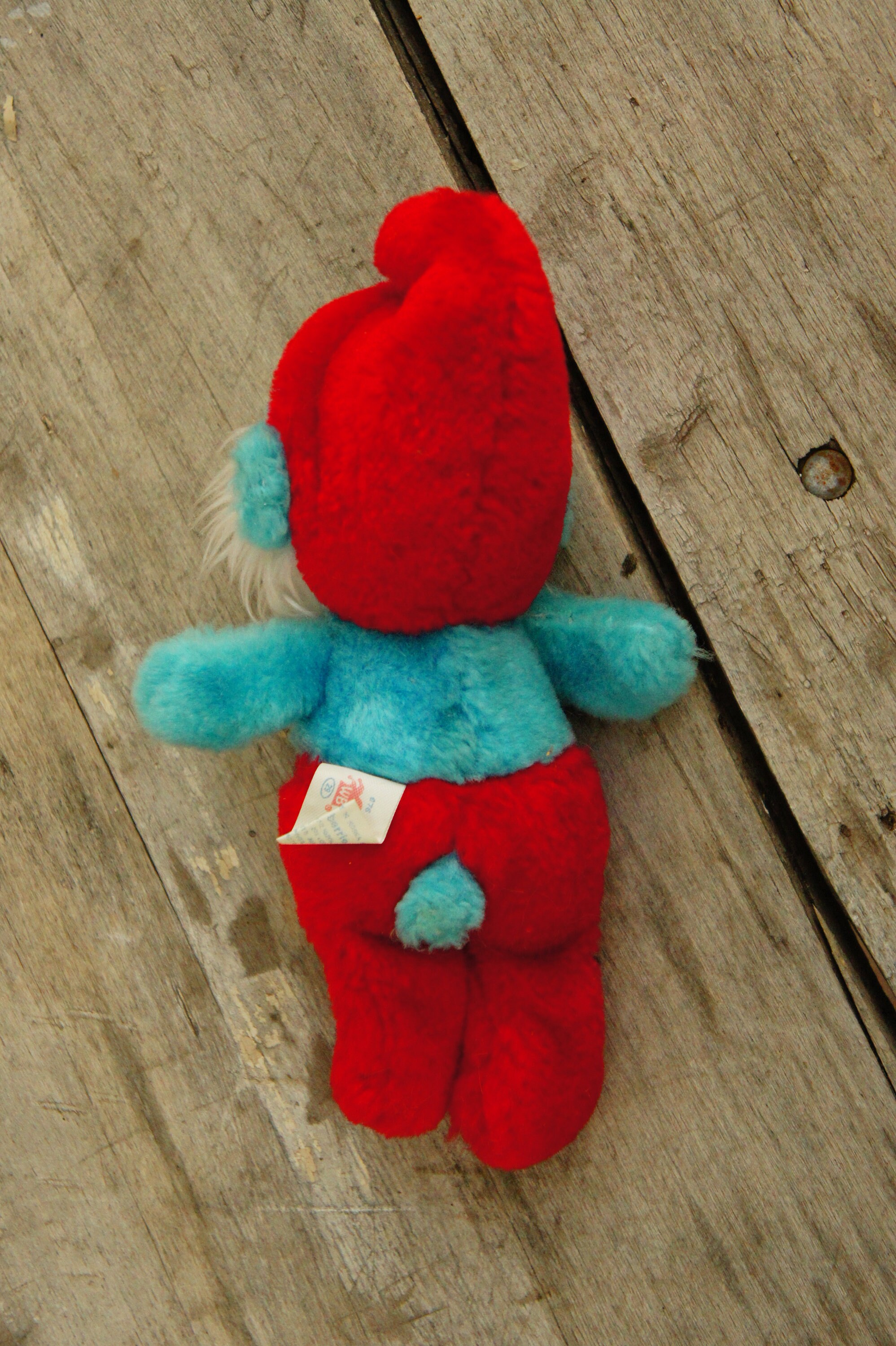 80s パパスマーフ ぬいぐるみ スマーフ デッドストック品（パパスマーフ）ぬいぐるみ