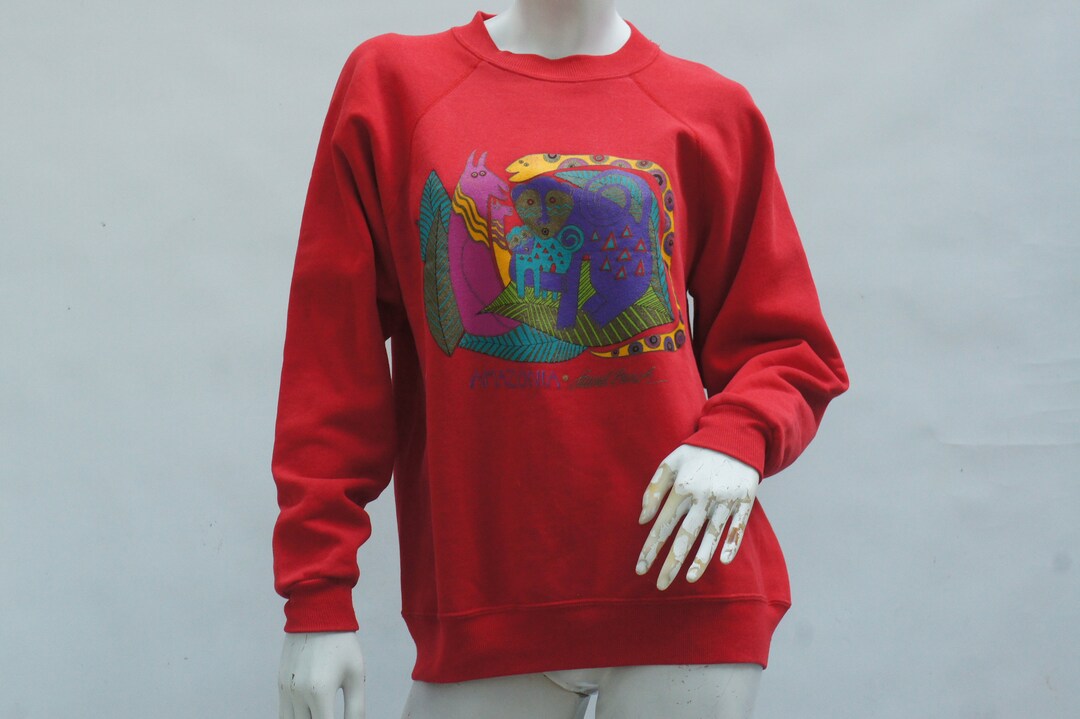 90's Animalia Wildlife Sweatshirt by Laurel Burch