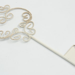 Vintage Shabby Chic Ornate Large Metal Key Wall Hanging Cottagecore Home Decor Gift