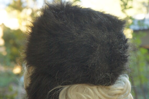 Vintage Women's 70s Faux Fur Hat Retro Mid Century - image 5