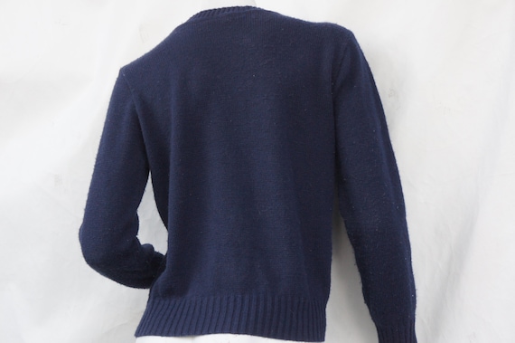 Vintage 60s-70s Monogram DVS Sweater by Pandora Women's Vintage 60s-70s Monogram DVS Sweater by Pandora Women's