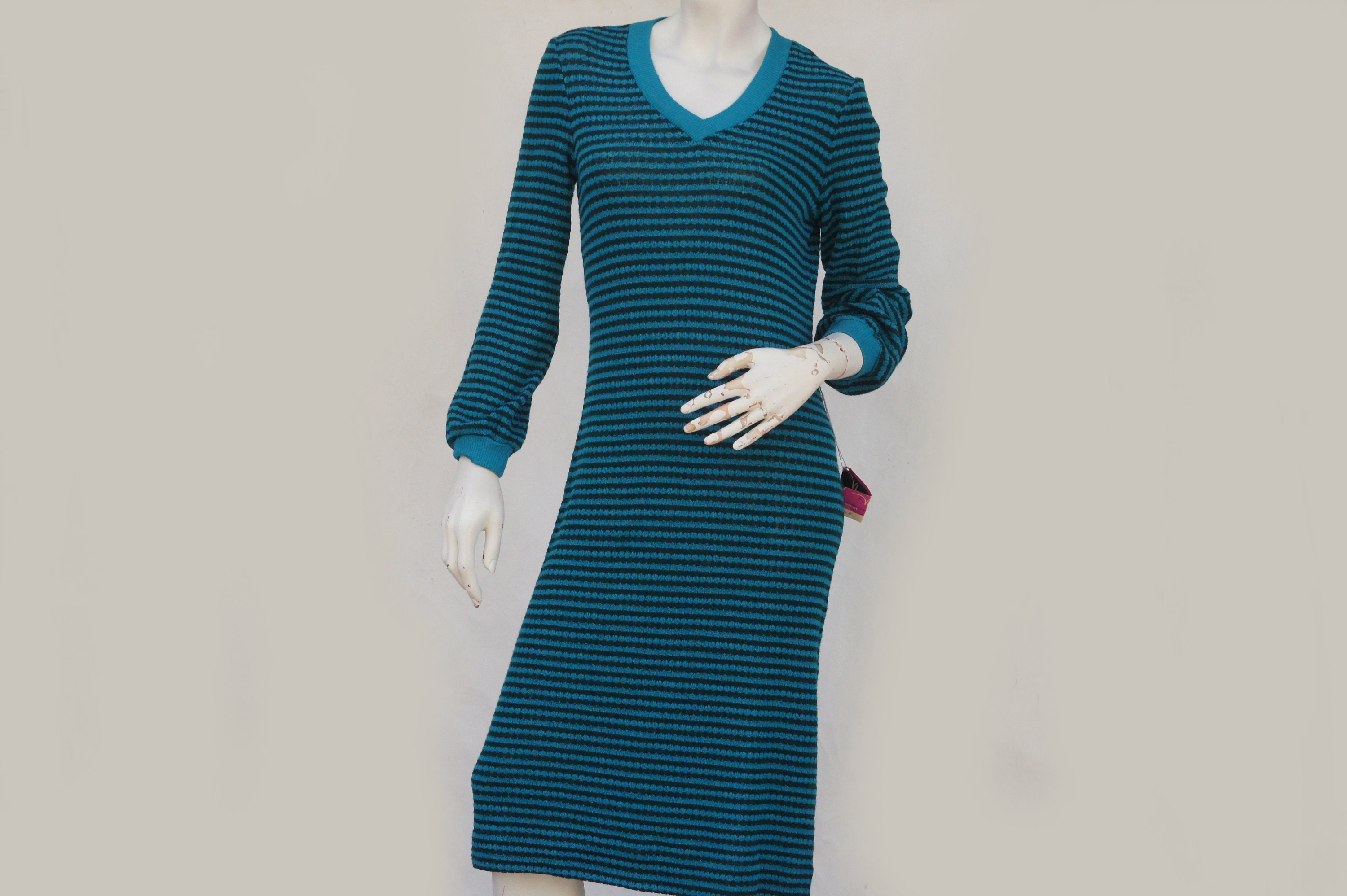 green emerald velvet dress 1960s Maxi Dress by Nancy Greer
