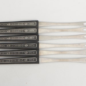 Vintage 60s Set of Fondue Forks Mid Century Modern Houseware Gift Retro