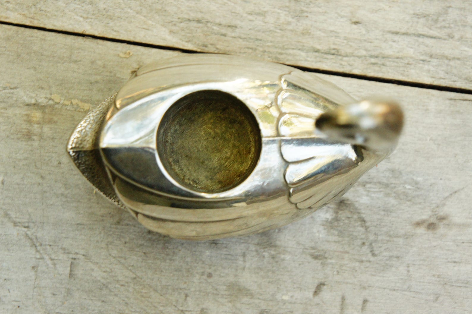 Vintage Metal Art Deco Style Swan Candlestick Etsy