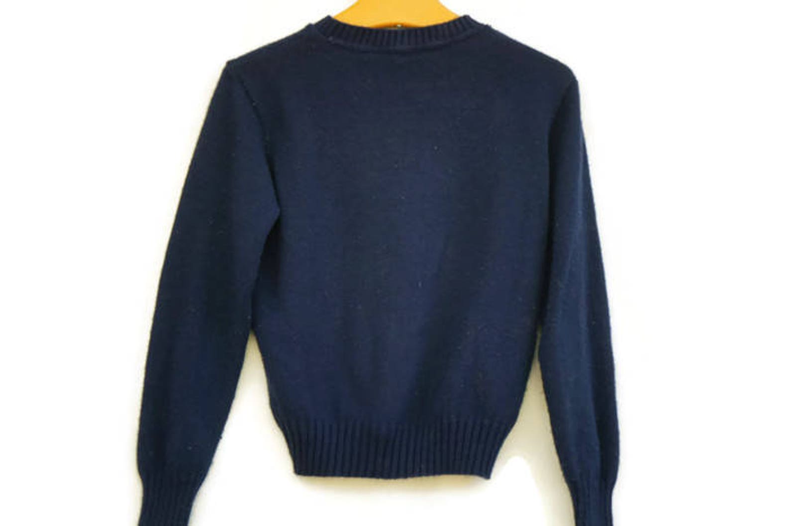 Vintage 60s-70s Monogram DVS Sweater by Pandora/women's - Etsy