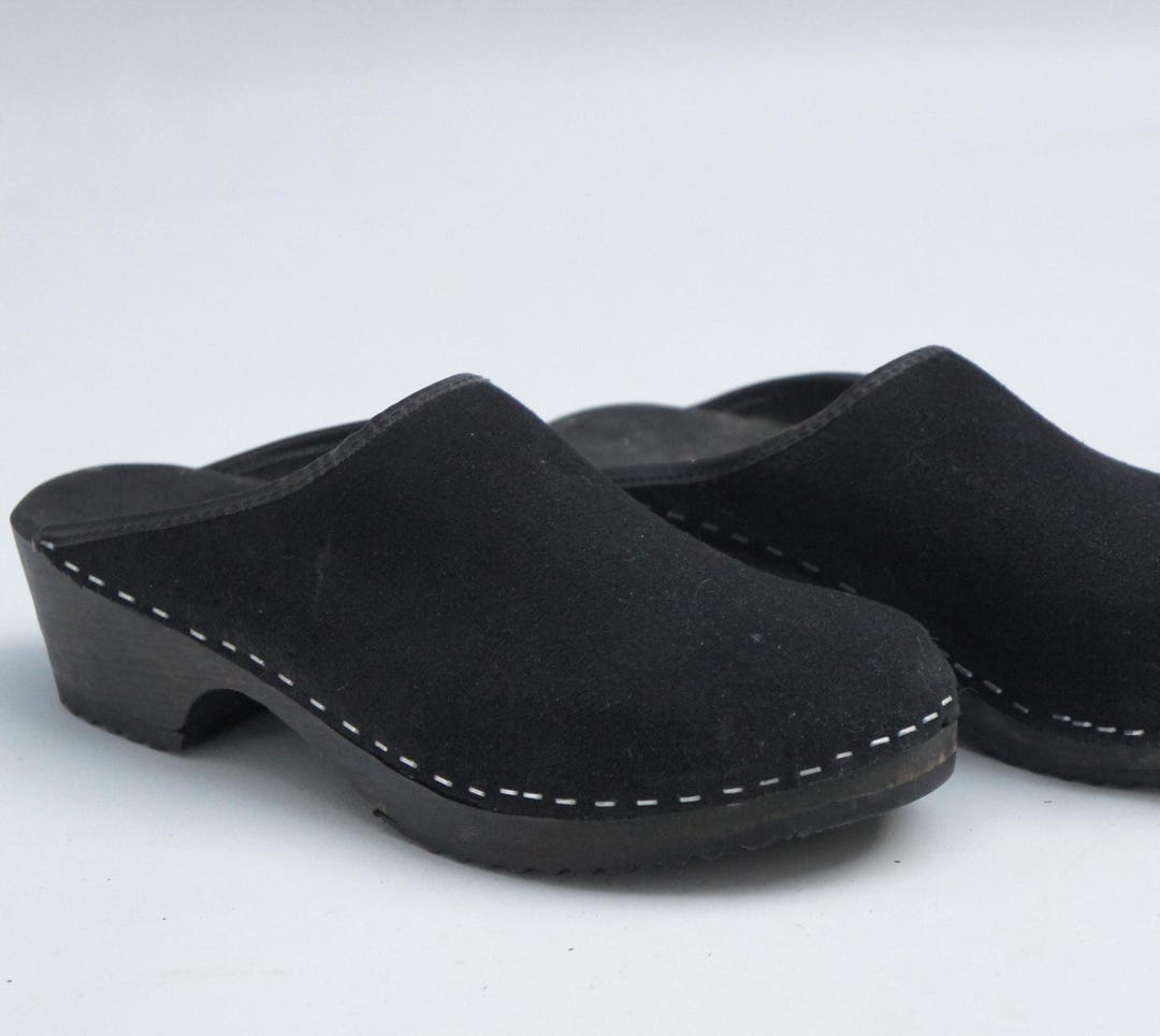 Nordic Suede Clogs