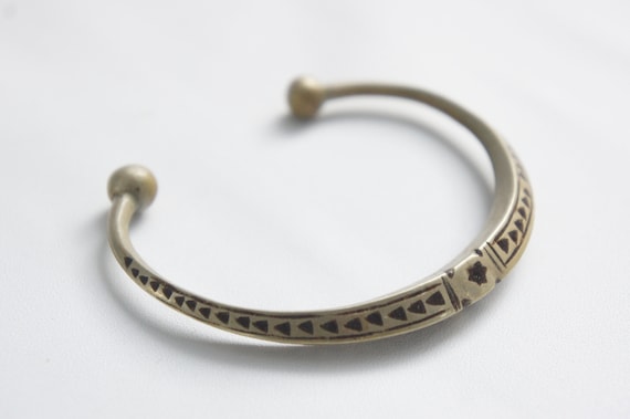 Vintage Tribal Ethnic Tuareg Moroccan Bracelet Bo… - image 1