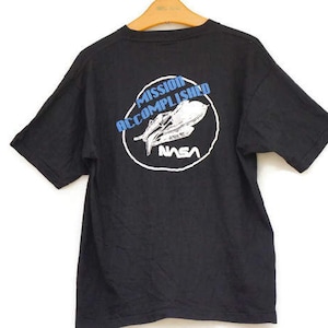 Vintage 80s NASA Discovery Shuttle T-shirt STS-26 1988 Mission Accomplished Astronauts Collectible Shirt
