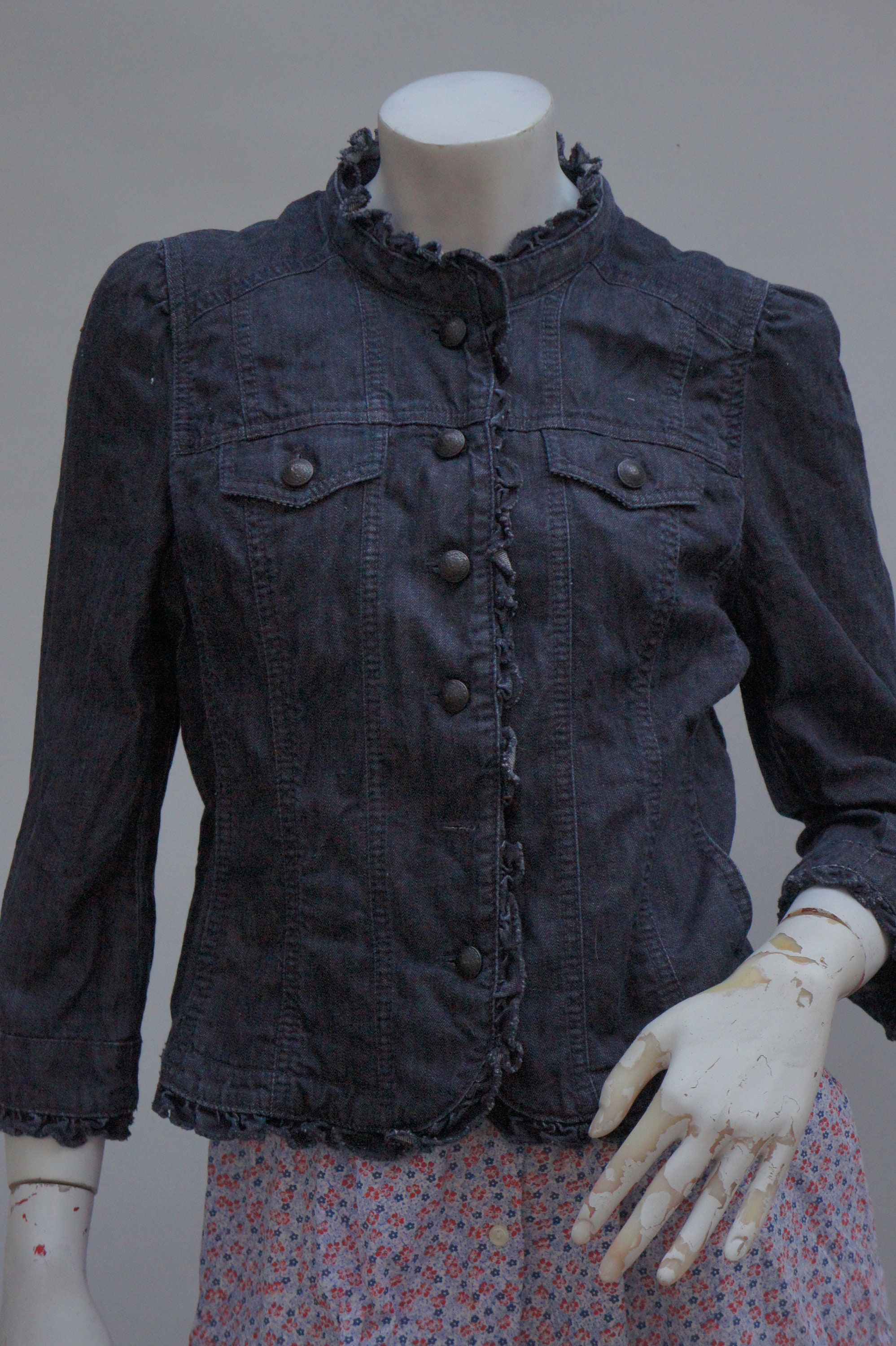 Ann taylor loft denim jacket deals