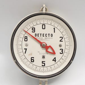 Detecto アンティークスケール オフホワイト Detecto Scale Vintage - Etsy