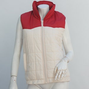 Vintage 70s-80s Puffer Vest By Astor Fifteen Germany Jacket Activewear Retro