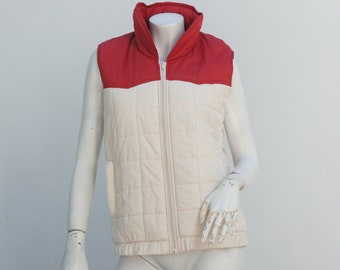 Vintage 70s-80s Puffer Vest By Astor Fifteen Germany Jacket Activewear Retro