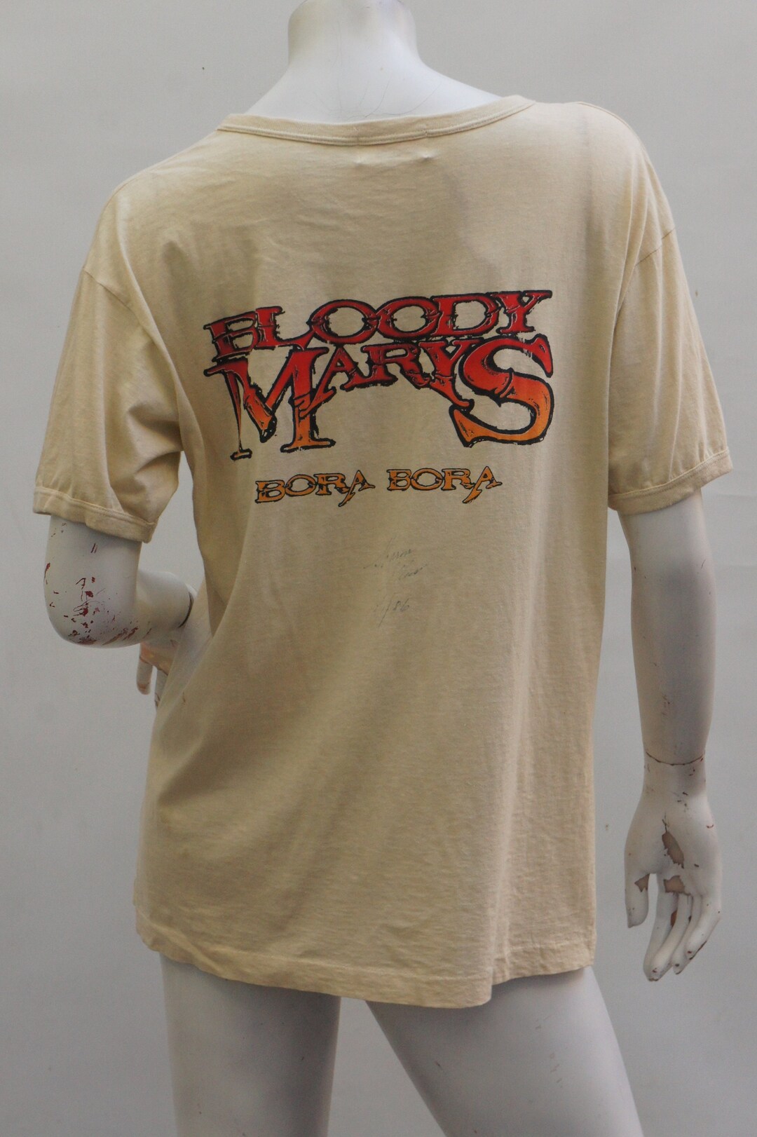 Vintage Bloody Mary's Bora Bora Tshirt With Actress Sharon Gless