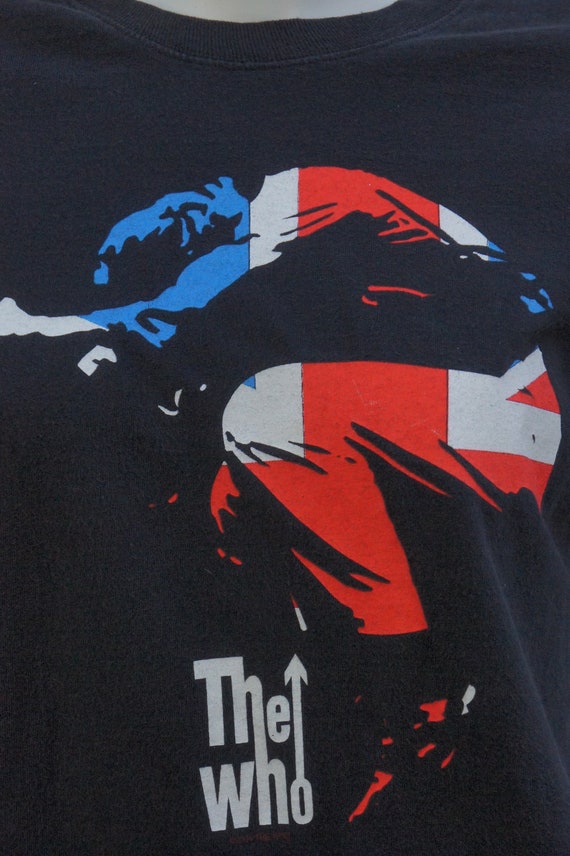 Vintage "The Who" Band T-shirt Graphic Tee Music … - image 4