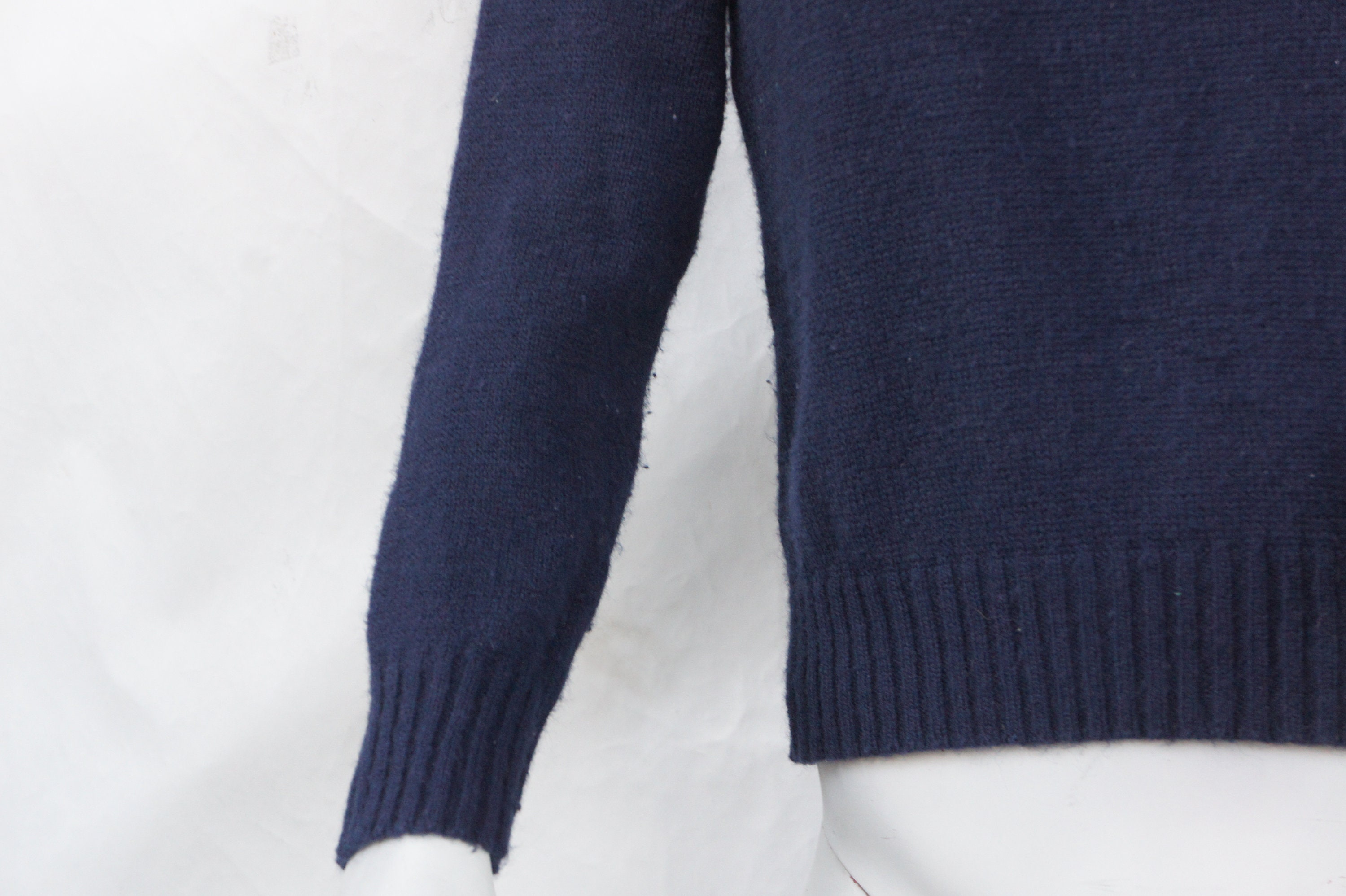 Vintage 60s-70s Monogram DVS Sweater by Pandora Women's